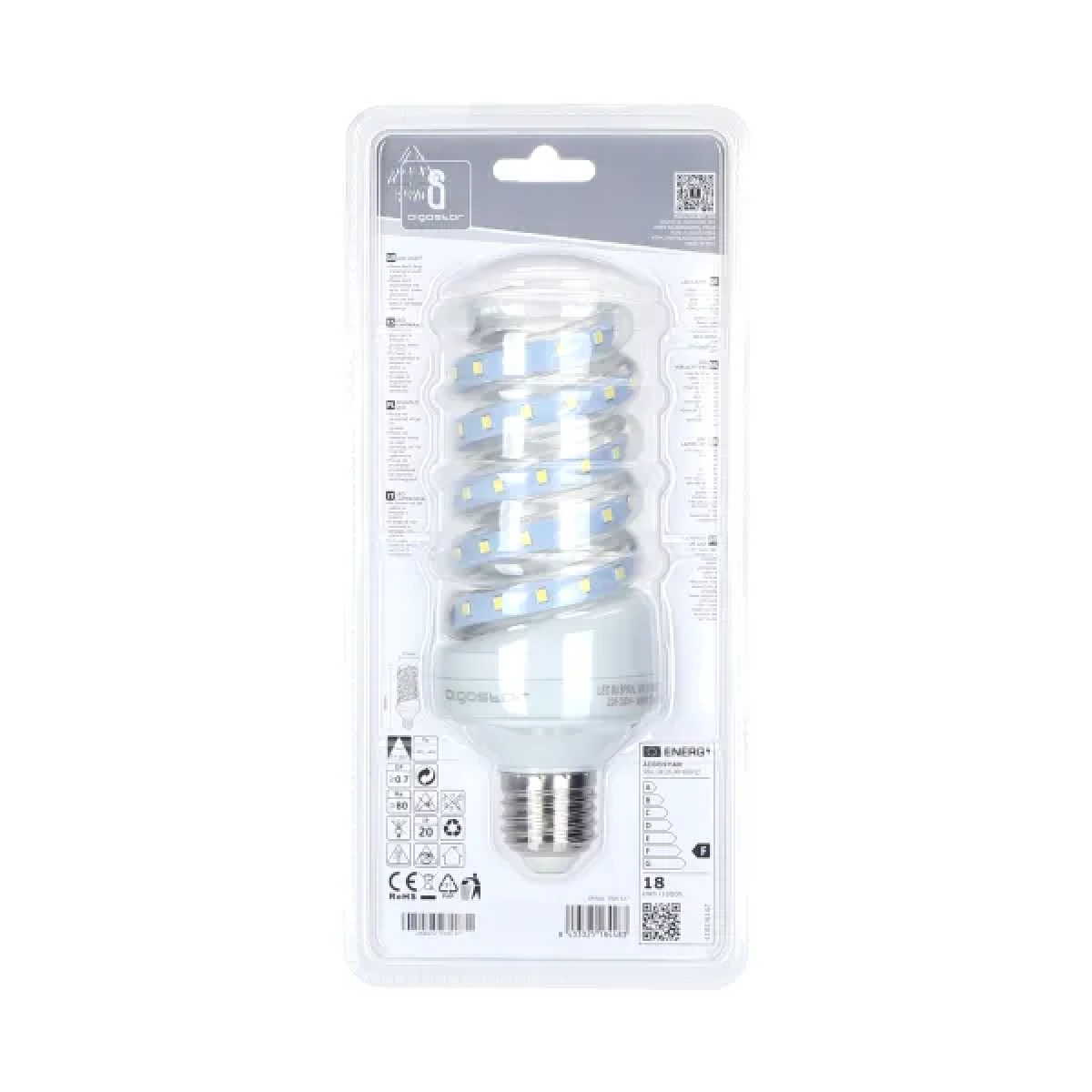Λάμπα LED E27 18W 6500K Aigostar