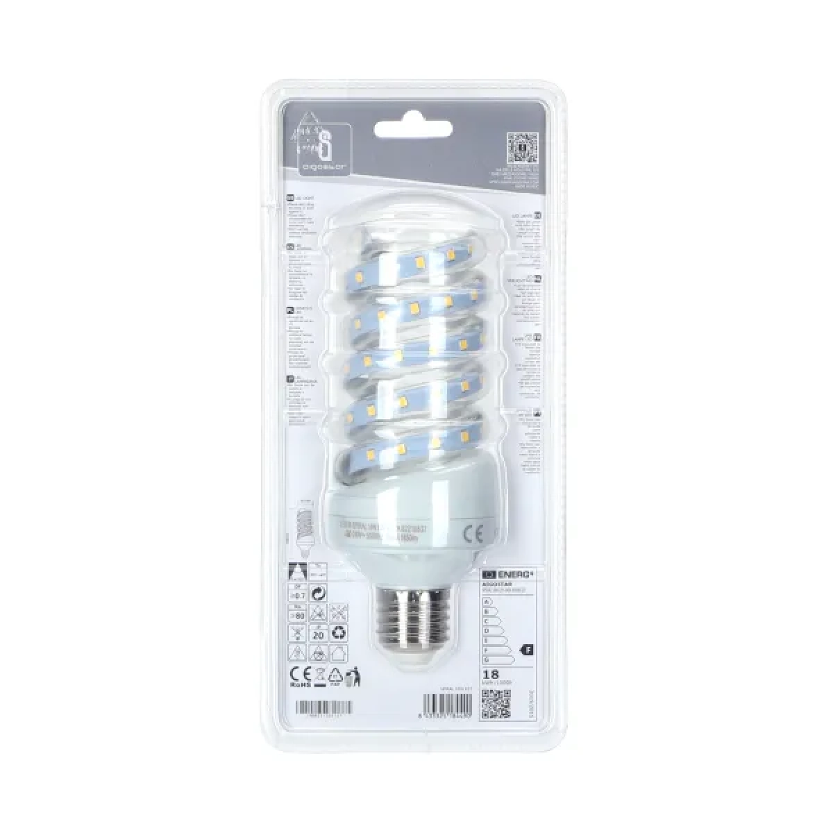 Λάμπα LED E27 18W 4000K Aigostar