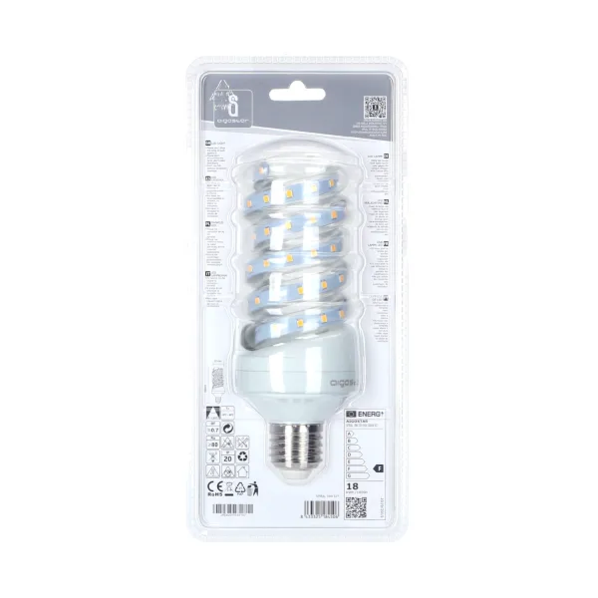 Λάμπα LED E27 18W 3000K Aigostar - Image 4