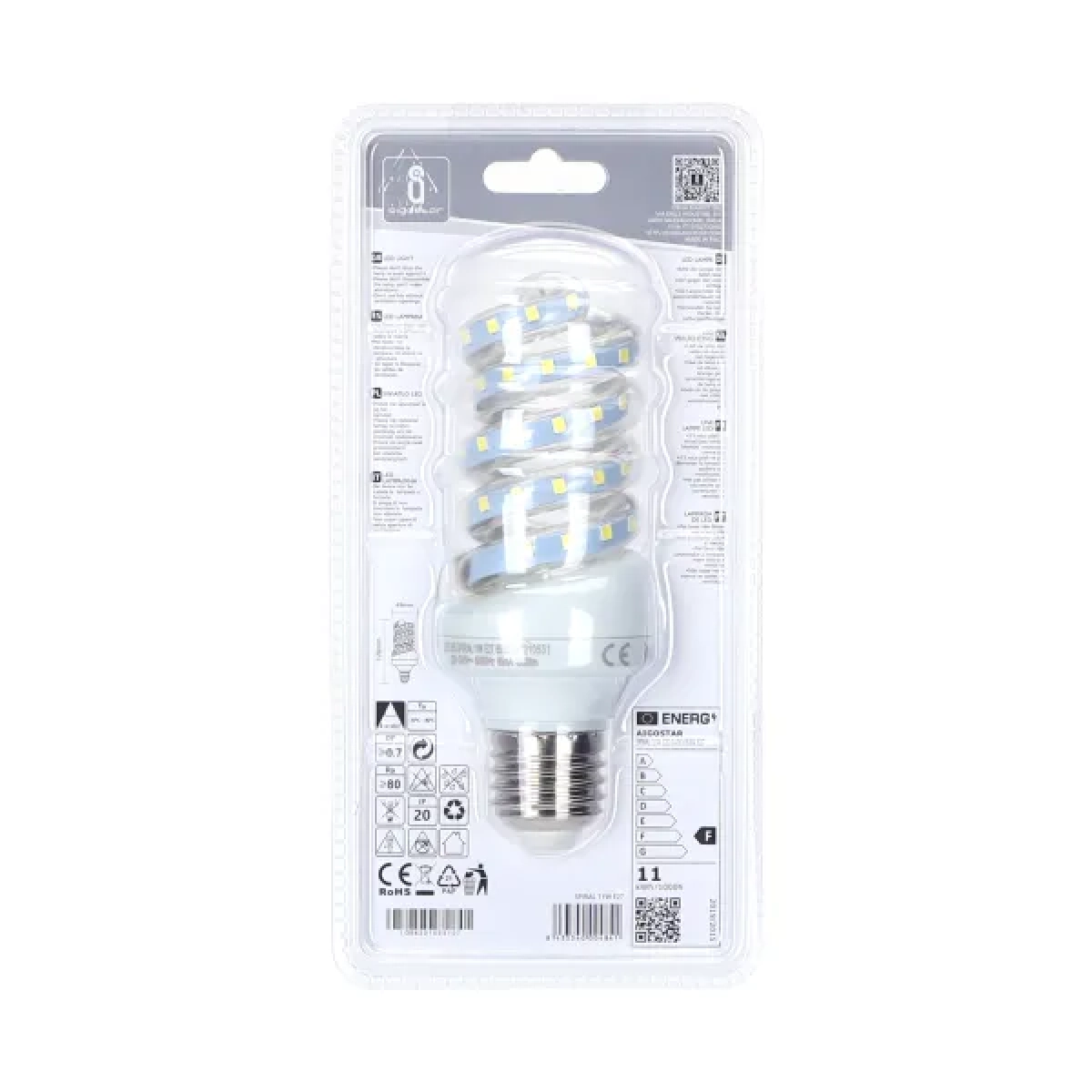 Λάμπα LED E27 11W 6500K Aigostar