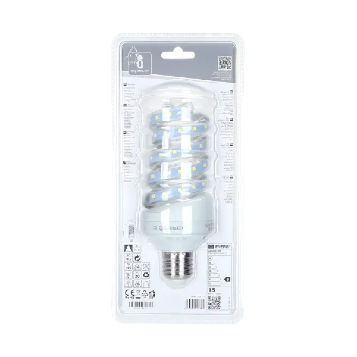Λάμπα LED E27 15W 6500K Aigostar