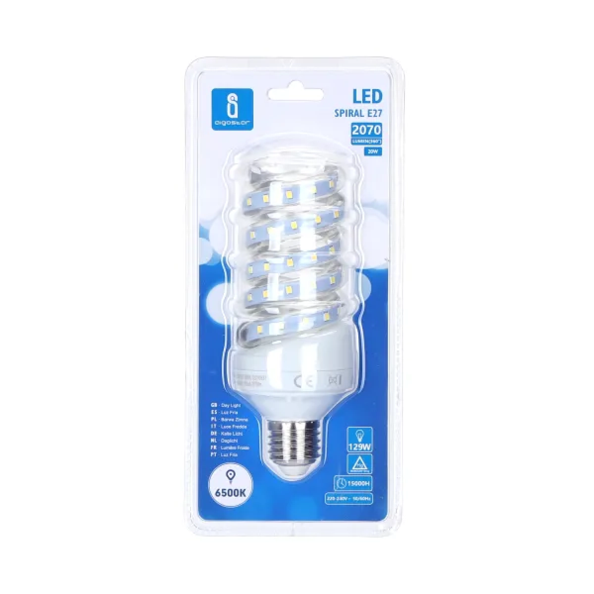Λάμπα LED E27 20W 6500K Aigostar