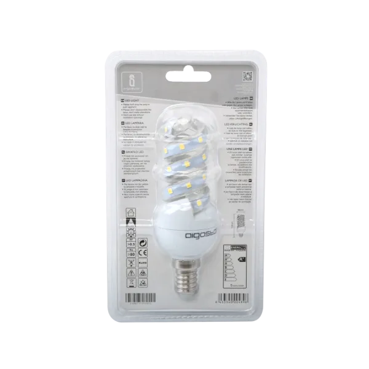 Λάμπα LED E14 5W 6400K Aigostar