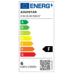 Λάμπα LED 2U E27 6W 6400K Aigostar