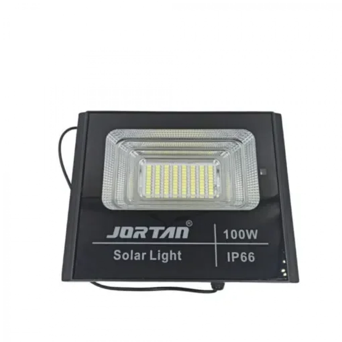 Αδιάβροχος ηλιακός προβολέας LED 100W με πάνελ και τηλεχειριστήριο Jortan Solar Flood Lamp