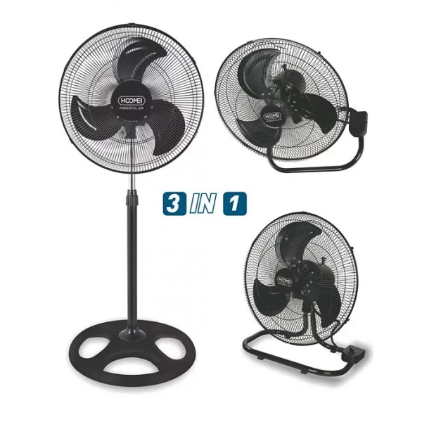Ανεμιστήρας Ορθοστάτης 3 σε 1 75W Διαμέτρου 45cm Hoomei HM-8687S