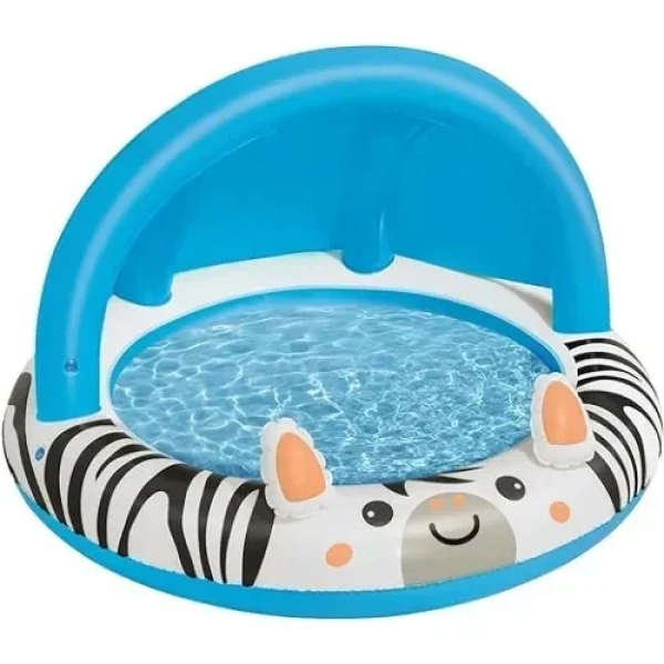 Bestway Safari Sun Shaded Παιδική Πισίνα Φουσκωτή 97x97x66εκ. 52559