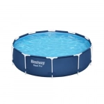 Bestway Steel Pro Πισίνα PVC με Μεταλλικό Σκελετό & Αντλία Φίλτρου 305x305x76εκ. 56677