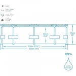 Bestway Steel Pro Πισίνα PVC με Μεταλλικό Σκελετό & Αντλία Φίλτρου 305x305x76εκ. 56677