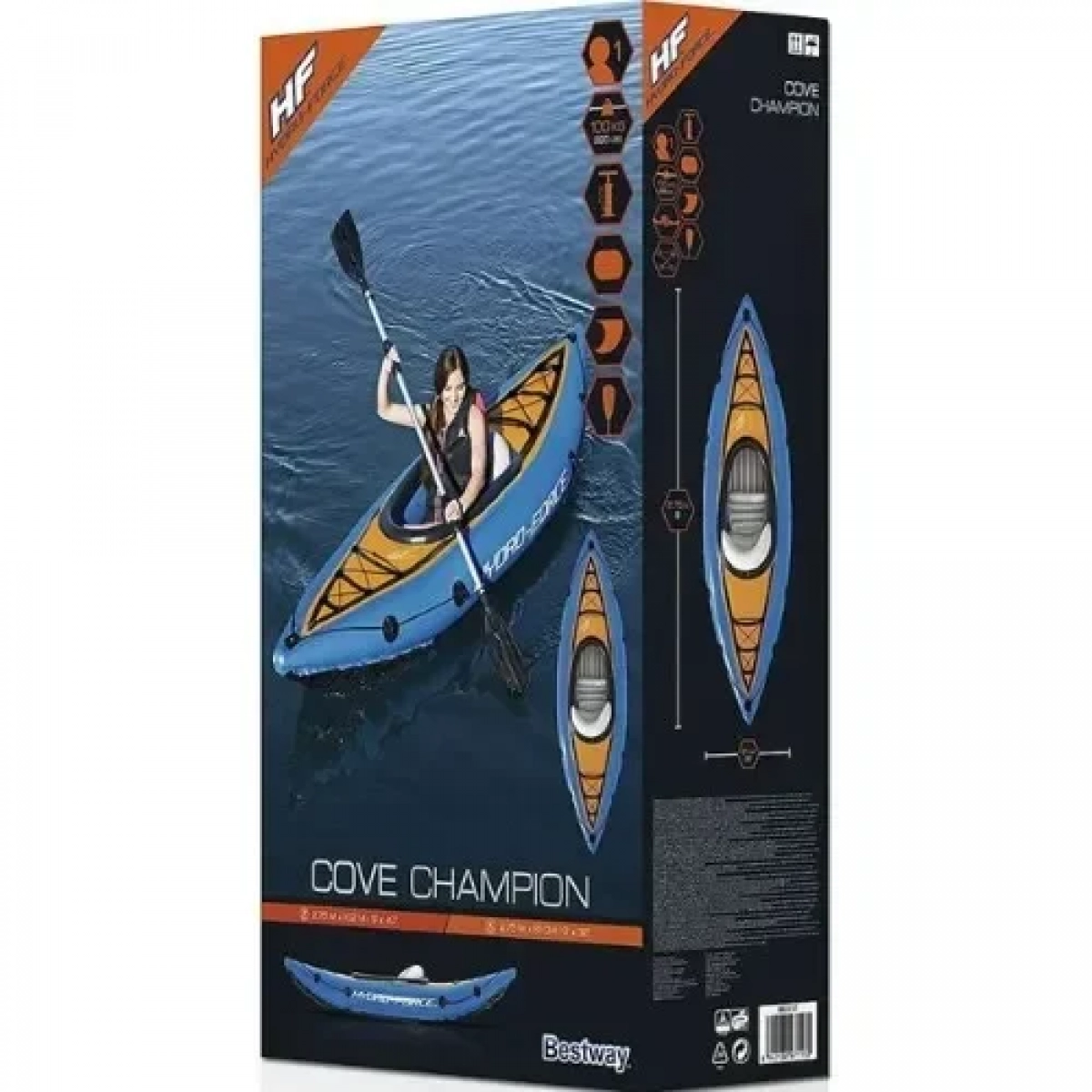 Bestway Hydro Force Φουσκωτό Kayak Θαλάσσης – Μπλε (Μονοθέσιο) 65115