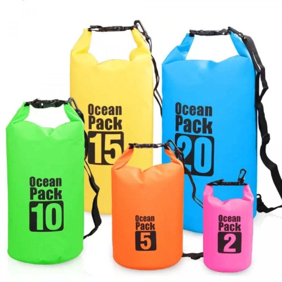 Αδιάβροχος Αεροστεγής Σάκος Ocean Pack 5L με Λουρί Ώμου που Επιπλέει στο Νερό