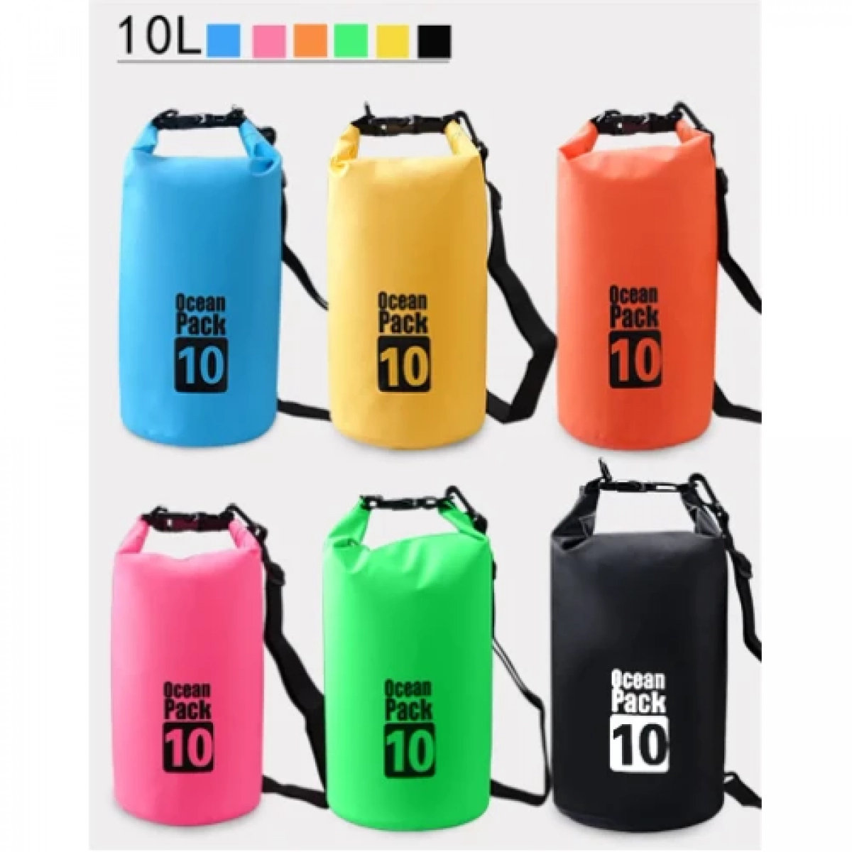 Αδιάβροχος Αεροστεγής Σάκος Ocean Pack 5L με Λουρί Ώμου που Επιπλέει στο Νερό