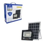 Αδιάβροχος ηλιακός προβολέας LED 100W με πάνελ και τηλεχειριστήριο Jortan Solar Flood Lamp