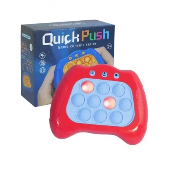 Αγχολυτικό παιχνίδι χειρός 13x12.9cm Bubble Stress Toy - κόκκινο 82605