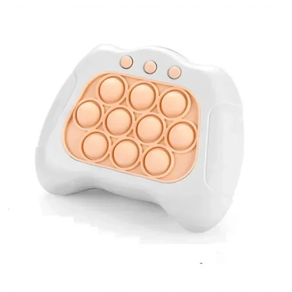 Αγχολυτικό παιχνίδι χειρός 13x12.9cm Bubble Stress Toy - λευκό 82605