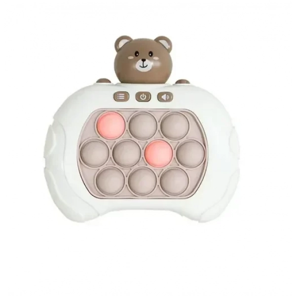 Αγχολυτικό παιχνίδι χειρός 13x12cm Bubble Stress Toy - λευκό 82603