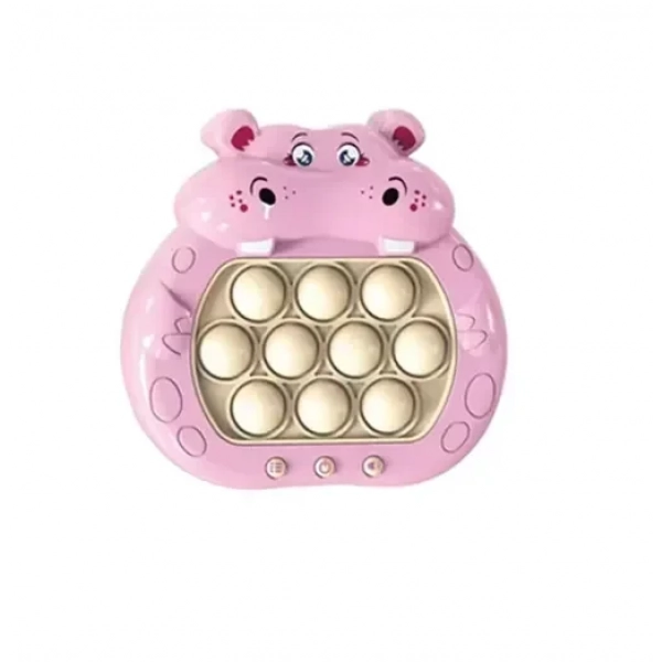 Αγχολυτικό παιχνίδι χειρός 13x13.5cm Bubble Stress Toy - ροζ 82617