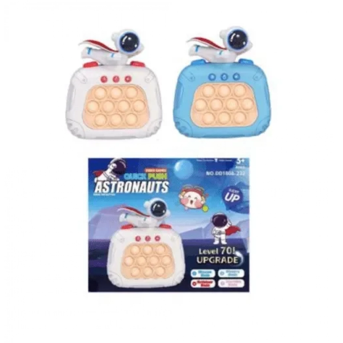 Αγχολυτικό παιχνίδι χειρός 14x12.5cm Bubble Stress Toy - λευκό 82615 - Image 3