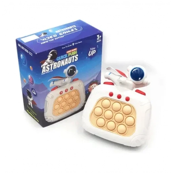 Αγχολυτικό παιχνίδι χειρός 14x12.5cm Bubble Stress Toy - λευκό 82615