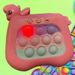 Αγχολυτικό παιχνίδι χειρός 14x12.5cm Bubble Stress Toy - ροζ 82615 - Image 3