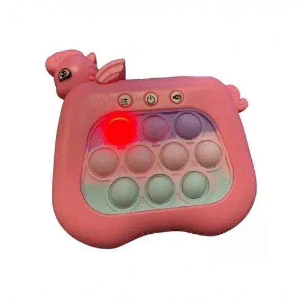 Αγχολυτικό παιχνίδι χειρός 14x12.5cm Bubble Stress Toy - ροζ 82615