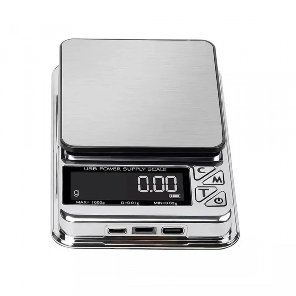 Επαναφορτιζόμενη Ζυγαριά ακριβείας 0.01g-500g CD-123
