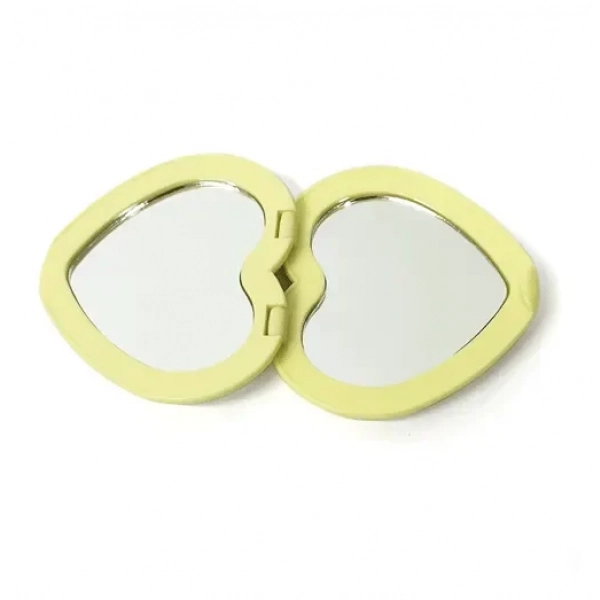 Αναδιπλούμενος καθρέπτης μακιγιάζ 70x122mm 93325 κίτρινο