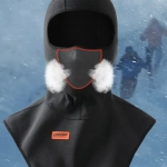 Αναπνεόμενη Ελαστική Balaclava One Size σε Mαύρο Χρώμα