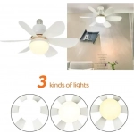 Ανεμιστήρας οροφής και λάμπα LED 520x185mm με τηλεχειριστήριο - πολύχρωμο - Image 4