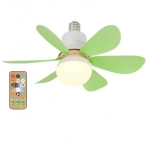 Ανεμιστήρας οροφής και λάμπα LED 520x185mm με τηλεχειριστήριο - πράσινο