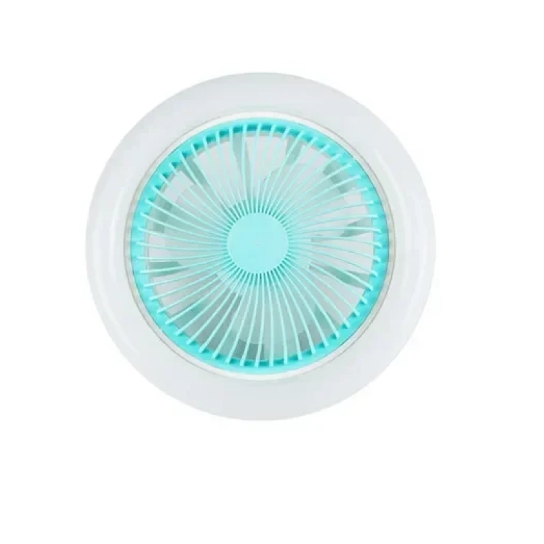 Ανεμιστήρας οροφής & λάμπα LED 36W με τηλεχειριστήριο λευκό - γαλάζιο