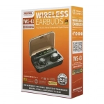 Ασύρματα ακουστικά Bluetooth Handsfree Wireless True Stereo Remax TWS-43 - μαύρο - Image 3