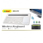 Ασύρματο πληκτρολόγιο με touchpad Αγγλικό US Andowl Q-JP210 - λευκό
