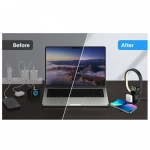 Ασύρματος Φορτιστής / Fast Wireless Charger 4in1 AY-41 Μαύρο ΟΕΜ - Photo4