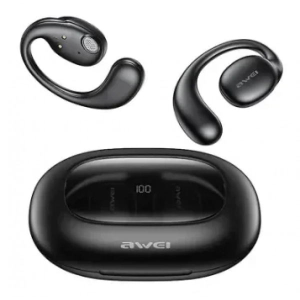 AWEI T80 Bluetooth Air Conduction Earphone Earhook Sports Music