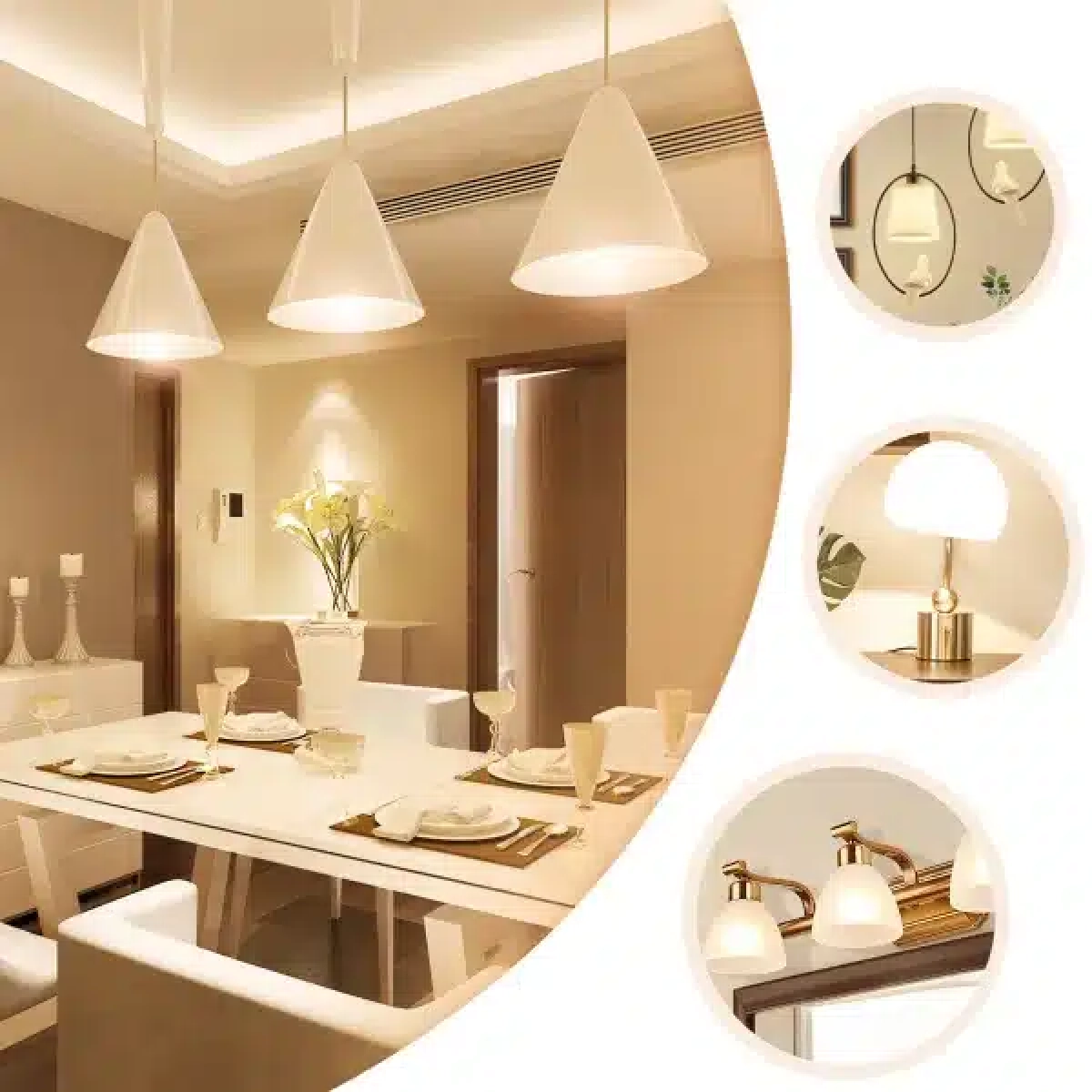 Λάμπα LED A60 E27 6W 3000K Θερμό Λευκό Aigostar