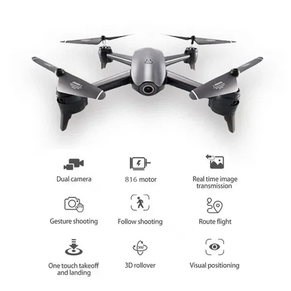 PIHOT DRONE P20 Optical Flow Position με Κάμερα & Χειριστήριο 1600mAH μπαταρία και ΔΩΡΟ η λαμπάδα - Image 3