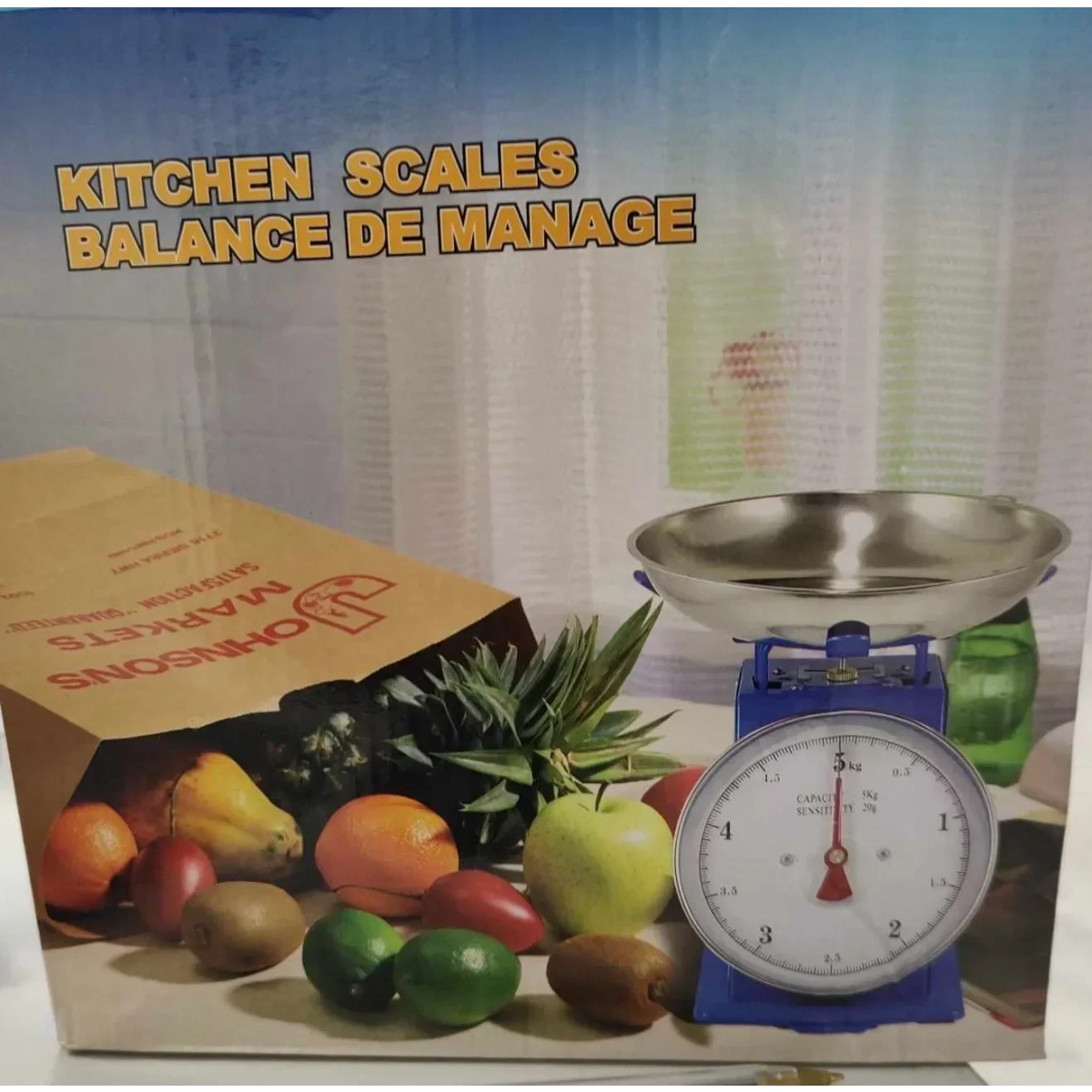 Αναλογική ζυγαριά κουζίνας 10KG - Image 2