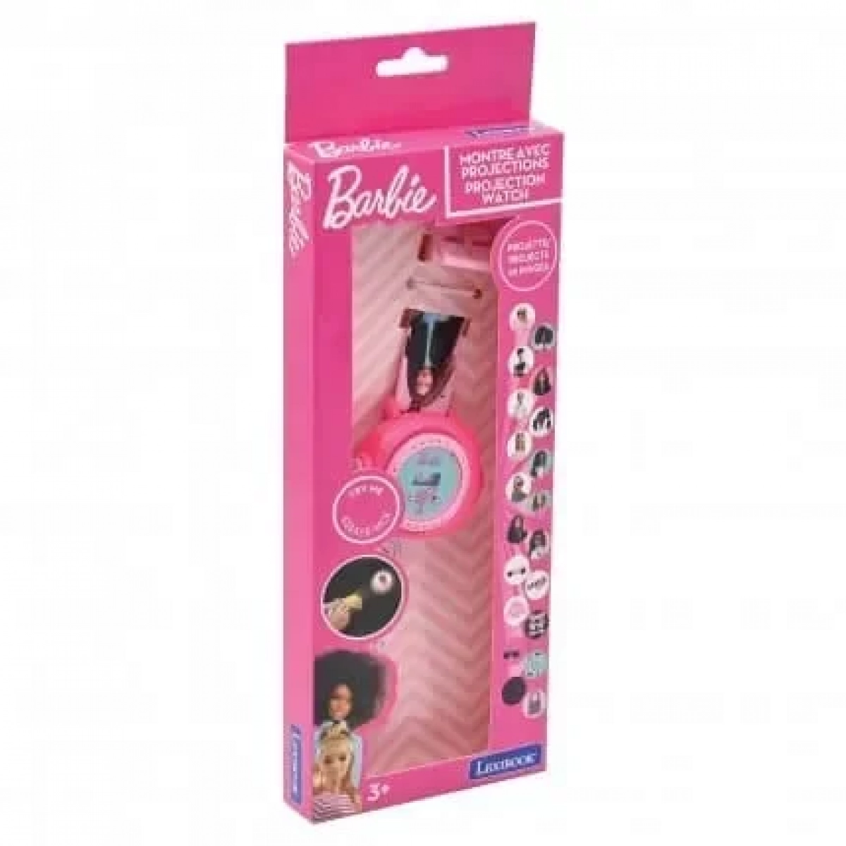 Παιδικό Ρολόι Χειρός Barbie Ψηφιακής Προβολής με 20 Εικόνες Lexibook DMW050BB
