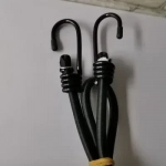 Χταπόδι - Ιμάντας Πρόσδεσης Ελαστικός Με 2 Γάντζους Μαύρος