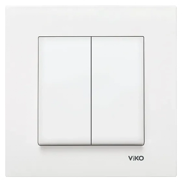 Διπλός Διακόπτης Viko Karre 90960002