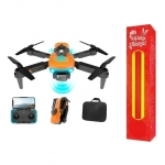 Drone 4K HD / FPV / 50x zoom F187 σε Πορτοκαλί Χρώμα και ΔΩΡΟ η λαμπάδα