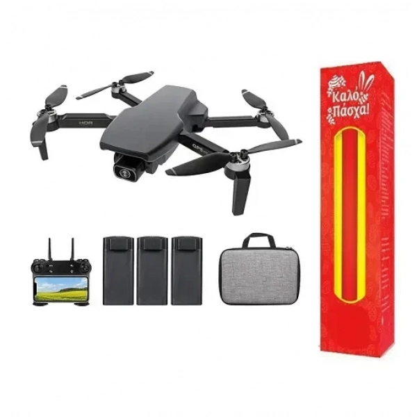 Drone με κάμερα 4K και τηλεχειριστήριο SG108 μαύρο και ΔΩΡΟ η λαμπάδα