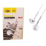 Ενσύρματα ακουστικά In-ear Handsfree με βύσμα 3.5mm KLGO KS-17 λευκό - Image 2