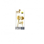 Ενσύρματα ακουστικά με βύσμα 3.5mm SUOGE SG-201 – χρυσό