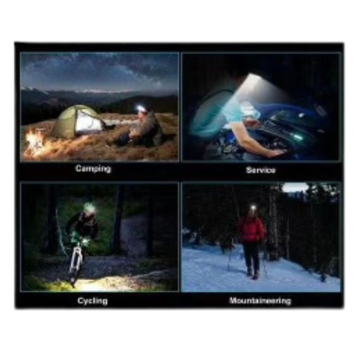 Επαναφορτιζόμενος προβολέας κεφαλής BL-T998