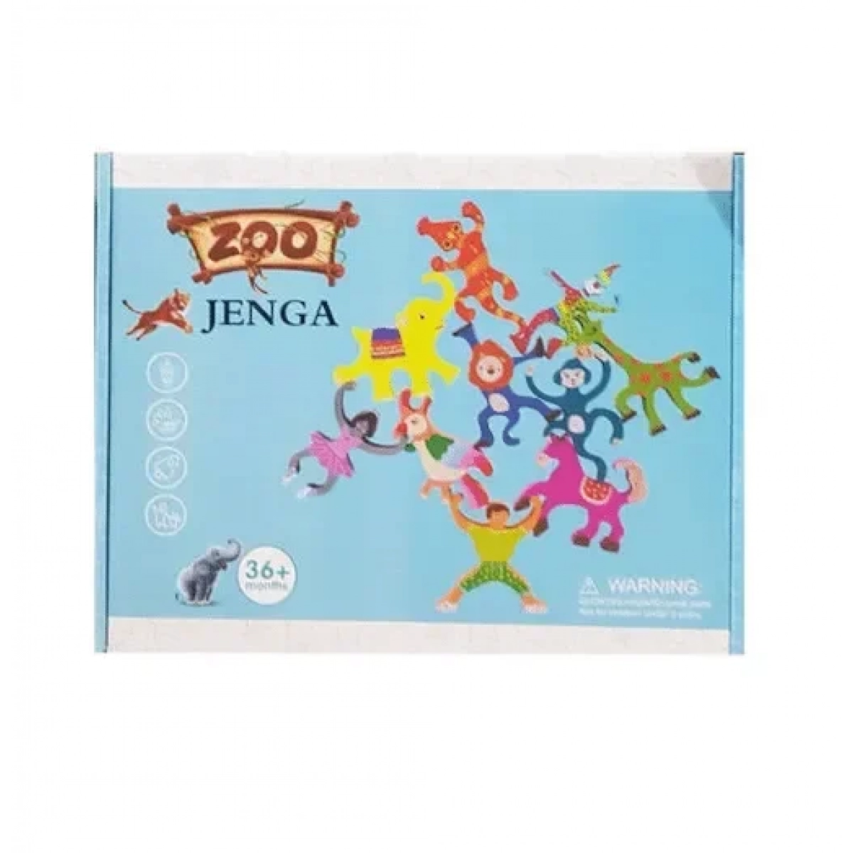 Επιτραπέζιο παιχνίδι Zoo Jenga 3+ ετών 96473 - Image 2
