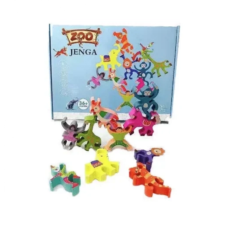 Επιτραπέζιο παιχνίδι Zoo Jenga 3+ ετών 96473