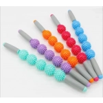 Εργαλείο μασάζ σώματος με εργονομική λαβή και roller 94434 - πορτοκαλί - Image 2