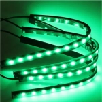 Εσωτερικά LED φώτα αυτοκινήτου Music RGB 33cm με τηλεχειριστήριο 4τμχ - Image 3
